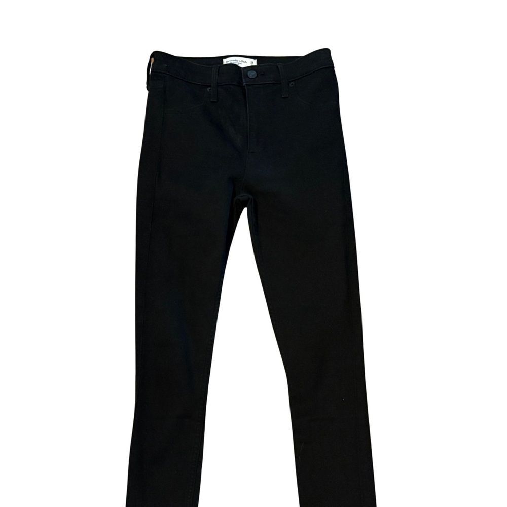 Abercrombie & Fitch The Jean Legging High Rise Black  Size 26